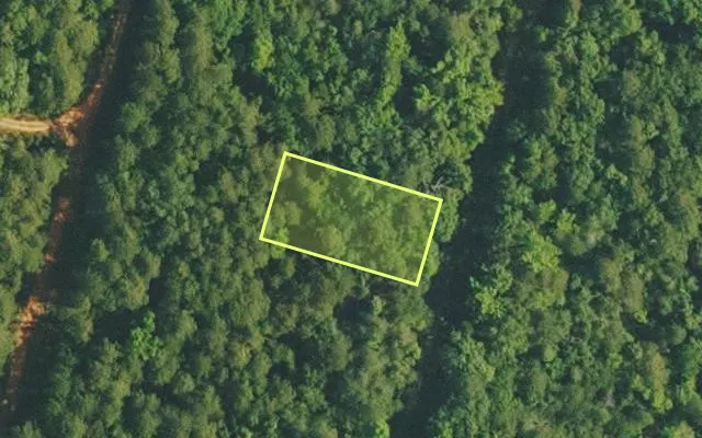 Aerial view of VAN BUREN County parcel 4200-02493-0000 — Arkansas post-auction with approximate parcel outline