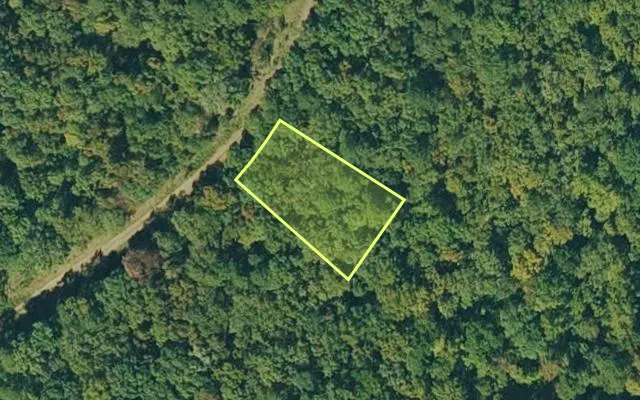 Aerial view of VAN BUREN County parcel 4550-02148-0000 — Arkansas post-auction with approximate parcel outline