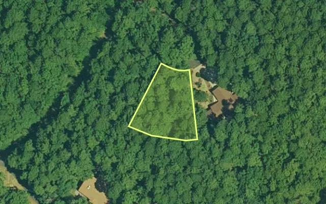 Aerial view of GARLAND County parcel 64429 — Arkansas post-auction with approximate parcel outline