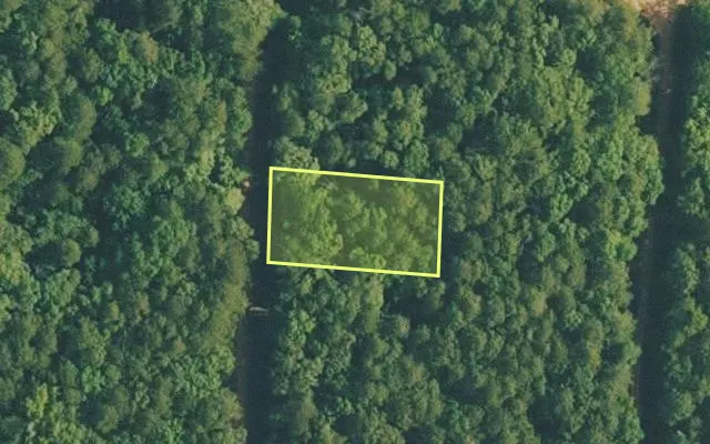 Aerial view of VAN BUREN County parcel 4400-17215-0000 — Arkansas post-auction with approximate parcel outline