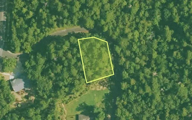 Aerial view of GARLAND County parcel 57524 — Arkansas post-auction with approximate parcel outline
