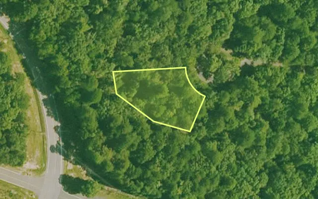 Aerial view of SALINE County parcel 564-00127-000 — Arkansas post-auction with approximate parcel outline