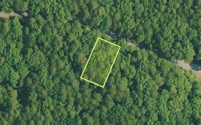Aerial view of VAN BUREN County parcel 4400-02058-0000 — Arkansas post-auction with approximate parcel outline