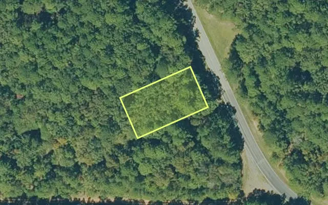 Aerial view of VAN BUREN County parcel 4300-18021-0000 — Arkansas post-auction with approximate parcel outline