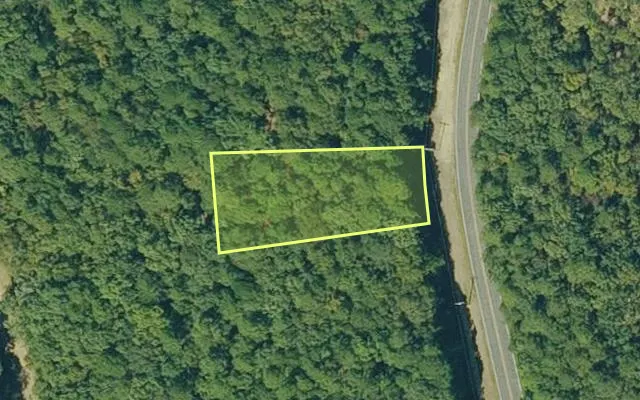 Aerial view of VAN BUREN County parcel 4300-07057-0000 — Arkansas post-auction with approximate parcel outline