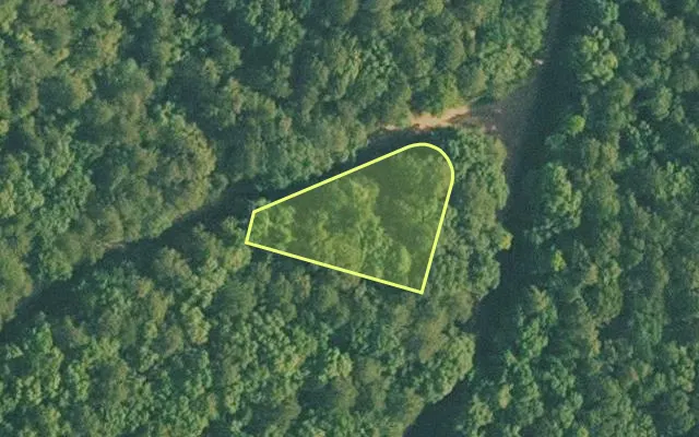 Aerial view of VAN BUREN County parcel 4300-01237-0000 — Arkansas post-auction with approximate parcel outline