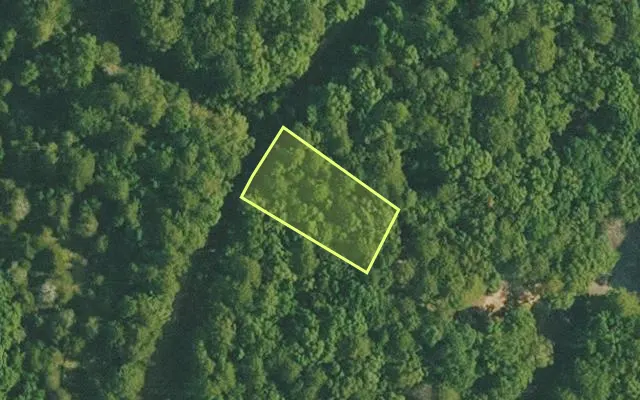 Aerial view of VAN BUREN County parcel 4400-10198-0000 — Arkansas post-auction with approximate parcel outline