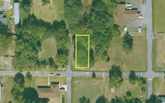Aerial view of JEFFERSON County parcel 930-45524-000 — Arkansas post-auction with approximate parcel outline