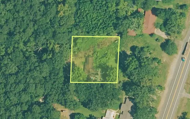 Aerial view of CLARK County parcel 01-06128-000 — Arkansas post-auction with approximate parcel outline