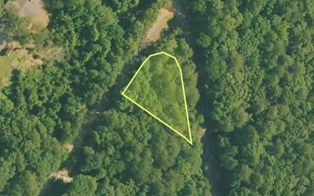 Aerial view of VAN BUREN County parcel 4050-07169-0000 — Arkansas post-auction with approximate parcel outline
