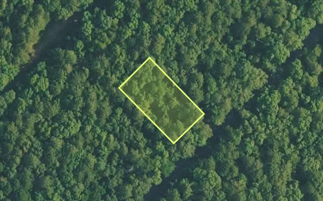 Aerial view of VAN BUREN County parcel 4400-09122-0000 — Arkansas post-auction with approximate parcel outline