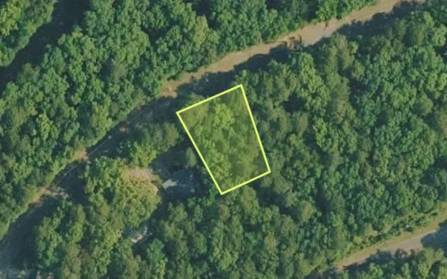 Aerial view of VAN BUREN County parcel 4350-01272-0000 — Arkansas post-auction with approximate parcel outline