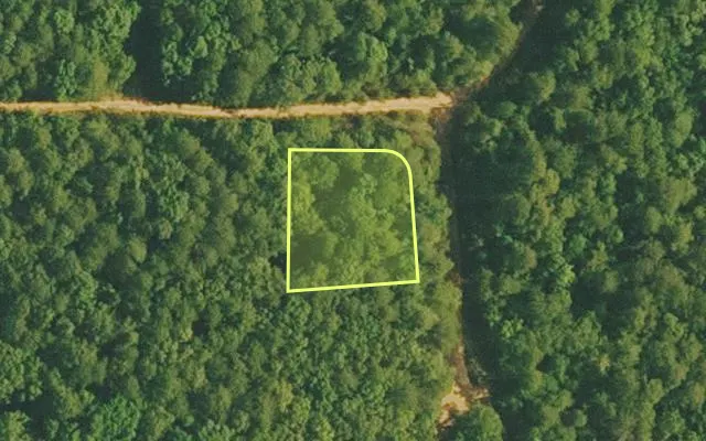 Aerial view of VAN BUREN County parcel 4500-02048-0000 — Arkansas post-auction with approximate parcel outline