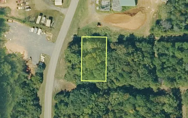 Aerial view of VAN BUREN County parcel 4050-12046-0000 — Arkansas post-auction with approximate parcel outline