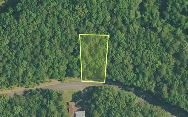 Aerial view of VAN BUREN County parcel 4350-01368-0000 — Arkansas post-auction with approximate parcel outline