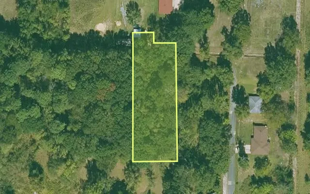 Aerial view of JEFFERSON County parcel 931-16550-000 — Arkansas post-auction with approximate parcel outline