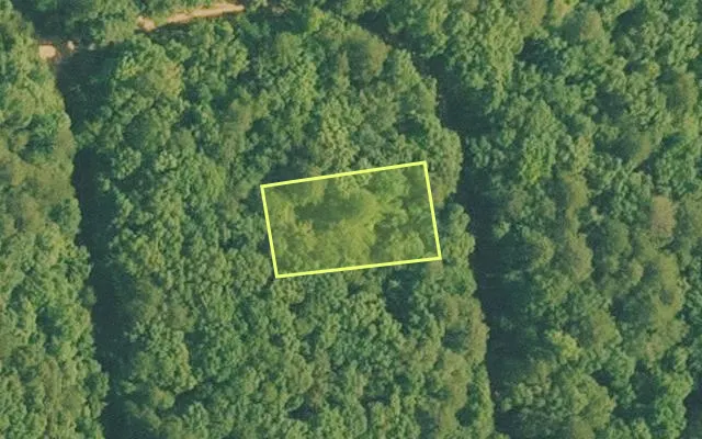Aerial view of VAN BUREN County parcel 4050-07127-0000 — Arkansas post-auction with approximate parcel outline
