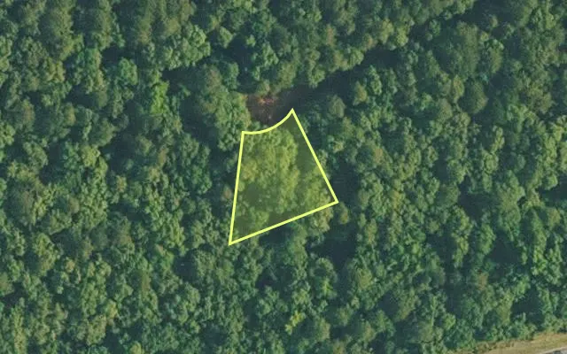 Aerial view of VAN BUREN County parcel 4400-14014-0000 — Arkansas post-auction with approximate parcel outline