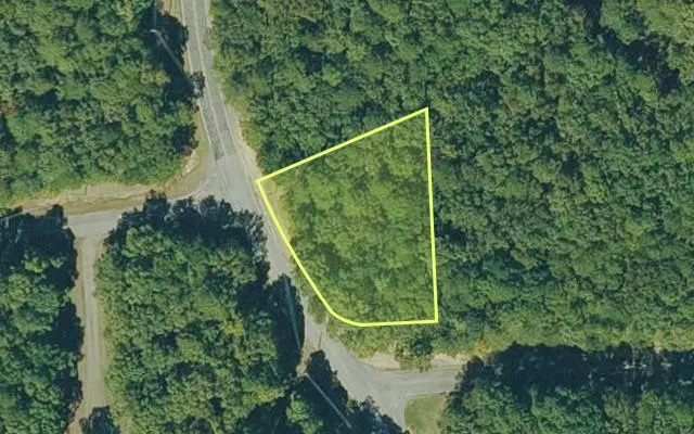 Aerial view of VAN BUREN County parcel 4300-19008-0000 — Arkansas post-auction with approximate parcel outline