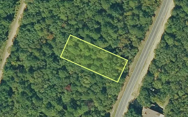 Aerial view of VAN BUREN County parcel 4300-07045-0000 — Arkansas post-auction with approximate parcel outline