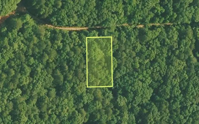 Aerial view of VAN BUREN County parcel 4500-01273-0000 — Arkansas post-auction with approximate parcel outline