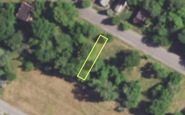 Aerial view of 4546 MAFFITT AV — vacant lot, St. Louis with approximate parcel outline