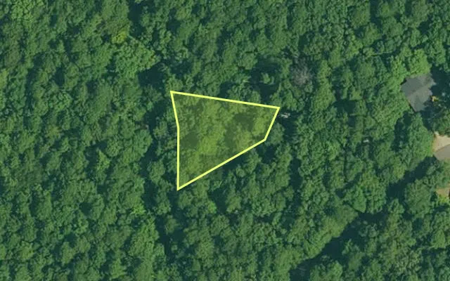 Aerial view of GARLAND County parcel 72885 — Arkansas post-auction with approximate parcel outline