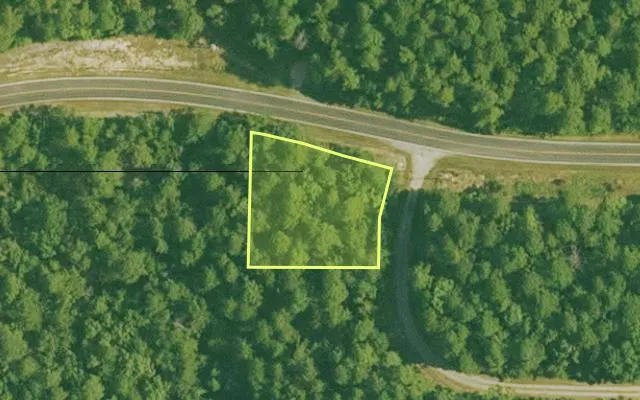 Aerial view of GARLAND County parcel 57973 — Arkansas post-auction with approximate parcel outline