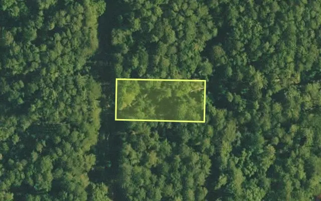 Aerial view of VAN BUREN County parcel 4200-02337-0000 — Arkansas post-auction with approximate parcel outline