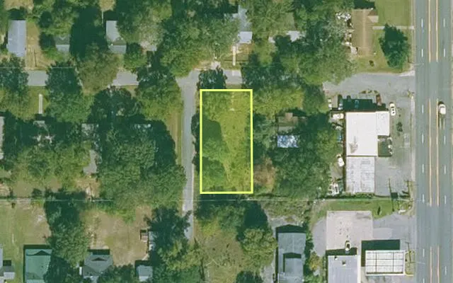 Aerial view of JEFFERSON County parcel 930-49454-000 — Arkansas post-auction with approximate parcel outline