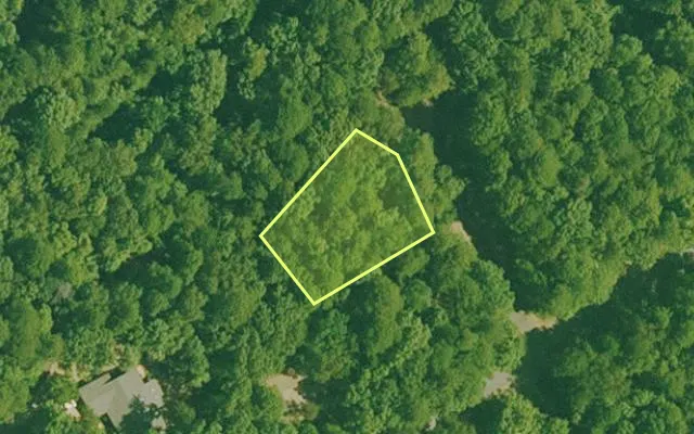 Aerial view of GARLAND County parcel 58922 — Arkansas post-auction with approximate parcel outline