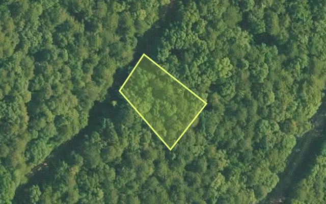 Aerial view of VAN BUREN County parcel 4050-03140-0000 — Arkansas post-auction with approximate parcel outline