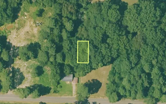 Aerial view of LAFAYETTE County parcel 701-01343-0000 — Arkansas post-auction with approximate parcel outline