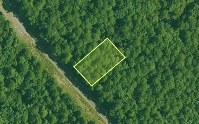 Aerial view of GARLAND County parcel 59831 — Arkansas post-auction with approximate parcel outline