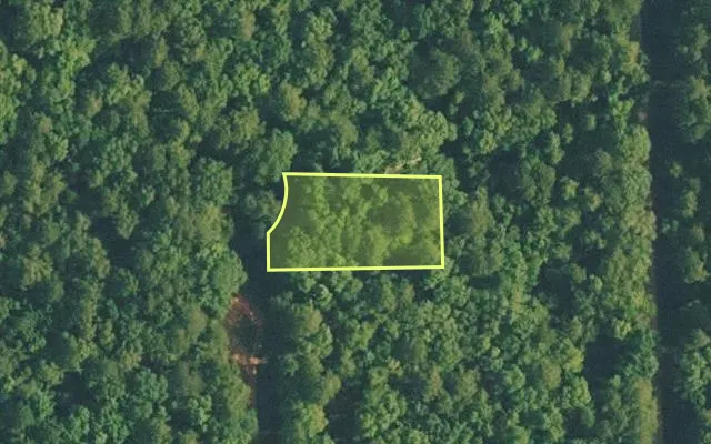 Aerial view of VAN BUREN County parcel 4400-14043-0000 — Arkansas post-auction with approximate parcel outline