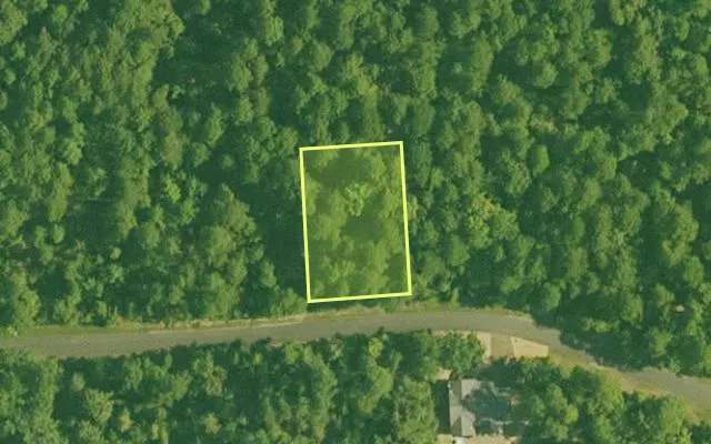 Aerial view of SALINE County parcel 604-00005-000 — Arkansas post-auction with approximate parcel outline