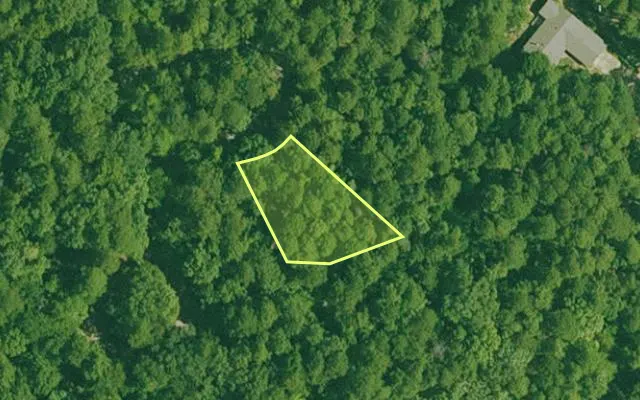 Aerial view of GARLAND County parcel 67164 — Arkansas post-auction with approximate parcel outline