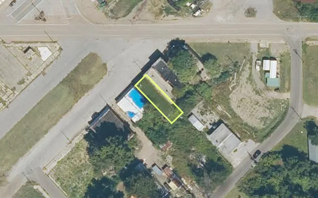 Aerial view of ST FRANCIS County parcel 0804-00444-0000 — Arkansas post-auction with approximate parcel outline
