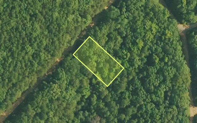 Aerial view of VAN BUREN County parcel 4400-21189-0000 — Arkansas post-auction with approximate parcel outline