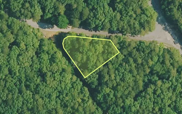 Aerial view of VAN BUREN County parcel 4400-02099-0000 — Arkansas post-auction with approximate parcel outline