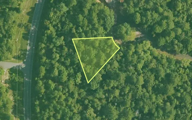 Aerial view of SALINE County parcel 404-00055-000 — Arkansas post-auction with approximate parcel outline