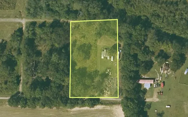 Aerial view of CHICOT County parcel 050-02693-000 — Arkansas post-auction with approximate parcel outline