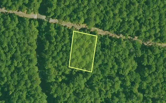 Aerial view of GARLAND County parcel 71968 — Arkansas post-auction with approximate parcel outline