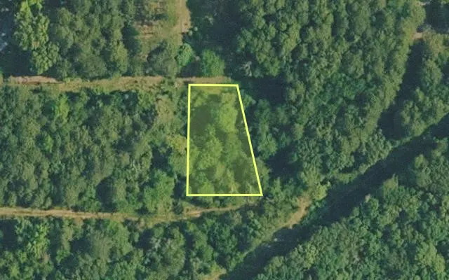 Aerial view of VAN BUREN County parcel 4350-07035-0000 — Arkansas post-auction with approximate parcel outline
