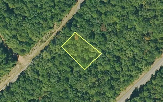 Aerial view of VAN BUREN County parcel 4300-04177-0000 — Arkansas post-auction with approximate parcel outline