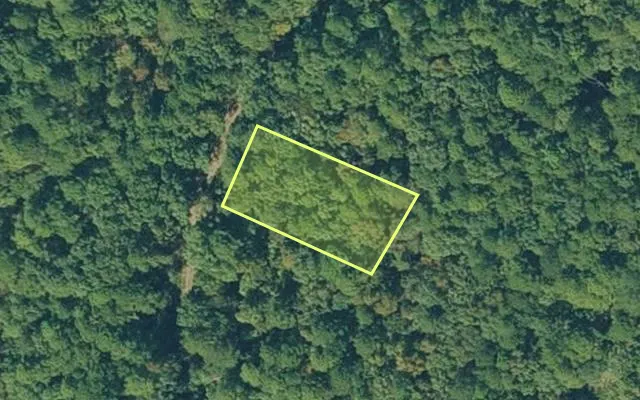Aerial view of VAN BUREN County parcel 4300-13148-0000 — Arkansas post-auction with approximate parcel outline