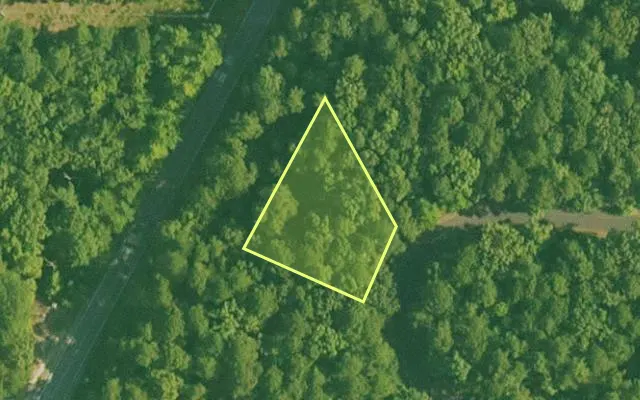 Aerial view of GARLAND County parcel 57665 — Arkansas post-auction with approximate parcel outline