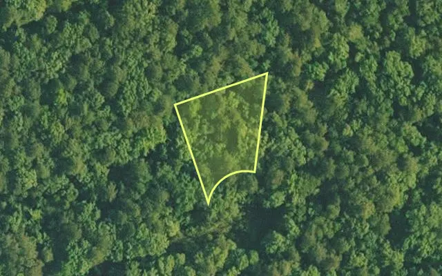 Aerial view of VAN BUREN County parcel 4400-17123-0000 — Arkansas post-auction with approximate parcel outline
