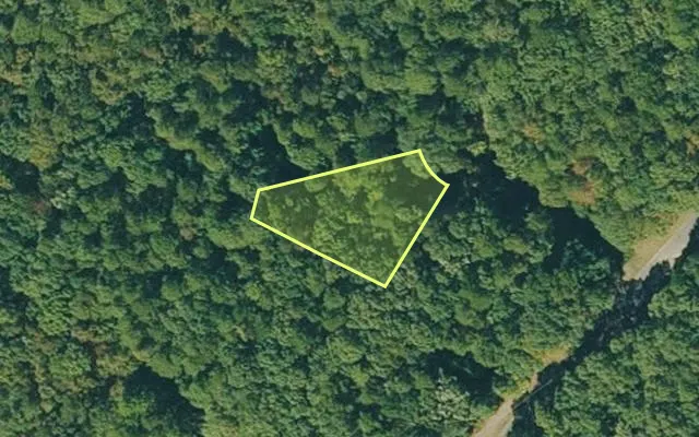 Aerial view of VAN BUREN County parcel 4300-04405-0000 — Arkansas post-auction with approximate parcel outline