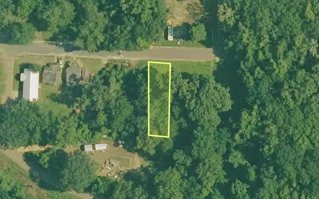 Aerial view of OUACHITA County parcel 875-00035-000R — Arkansas post-auction with approximate parcel outline